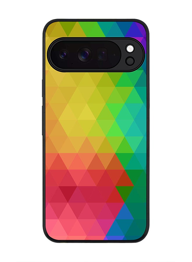For Google Pixel 10 Pro XL Case,Slim fit Camera Protection, Shockproof Thin Phone cover  - Tropical Prism